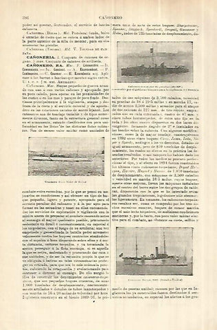 LAMINA ESPASA 28252: Cañoneros