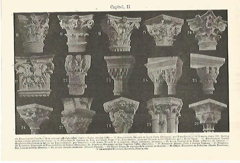 LAMINA ESPASA 28271: Tipos de capitel