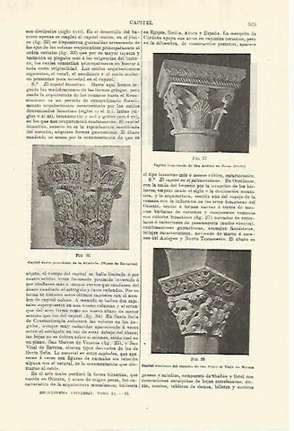 LAMINA ESPASA 28273: Capitel arabe