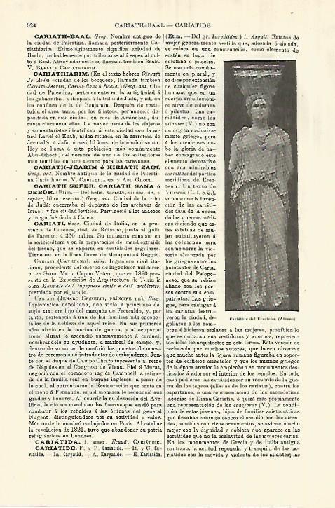 LAMINA ESPASA 28332: Cariatide del Erection de Atenas