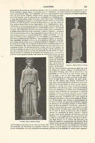 LAMINA ESPASA 28333: Cariatides en el Museo Vaticano