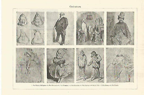 LAMINA ESPASA 28336: Caricaturas por diversos artistas