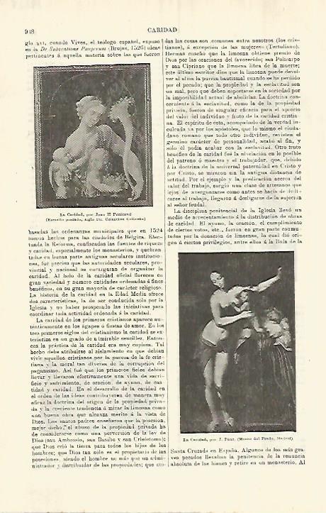 LAMINA ESPASA 28338: La Caridad por Penicand