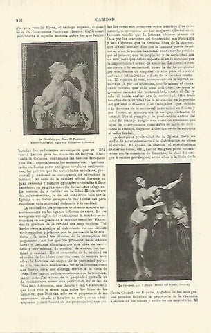 LAMINA ESPASA 28338: La Caridad por Penicand
