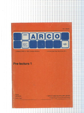 Mini Arco. Pre-lectura 1