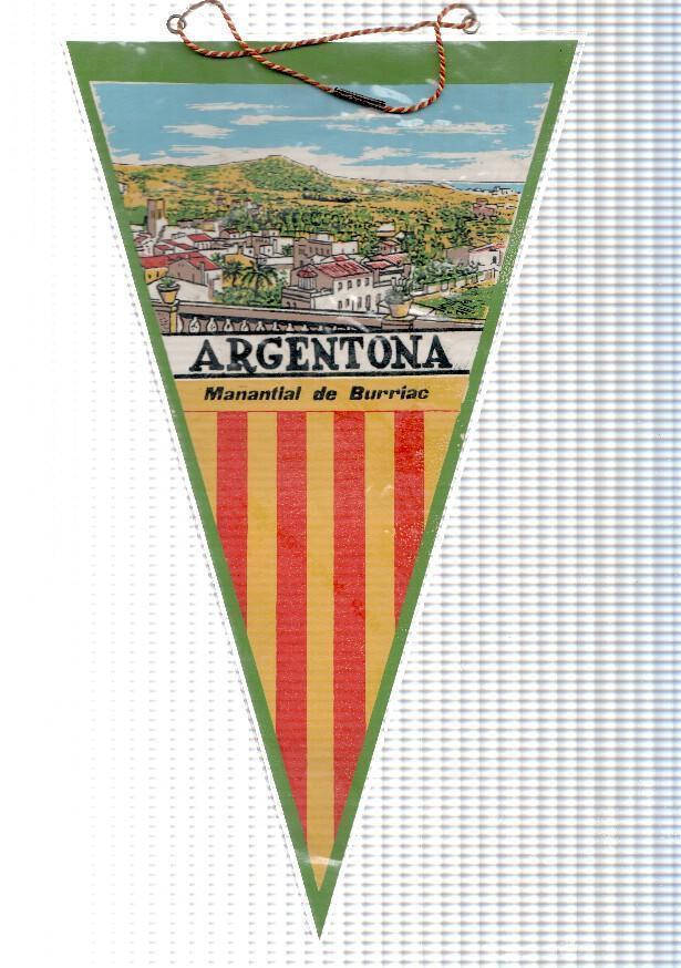 BANDERIN: ARGENTONA - Ilustracion aerea de Argentona desde el Manantial de Burriac