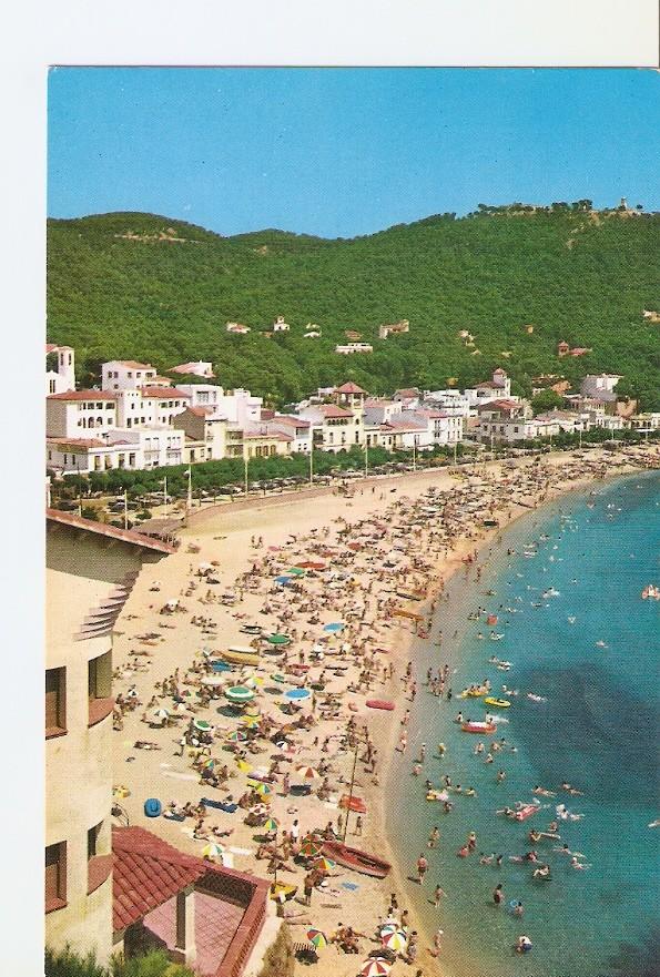 Postal 027547 : Llafranch (Costa Brava), vista parcial y playa