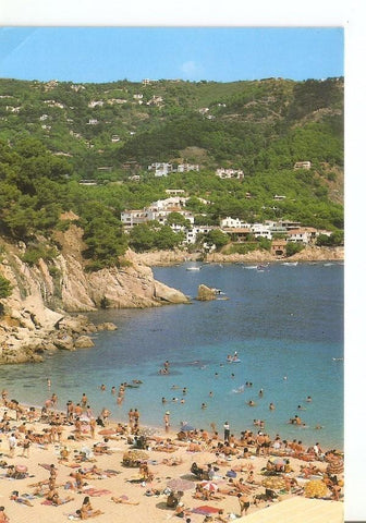 Postal 037261 : Costa Brava. Playa de Aiguablava al fondo Fornells