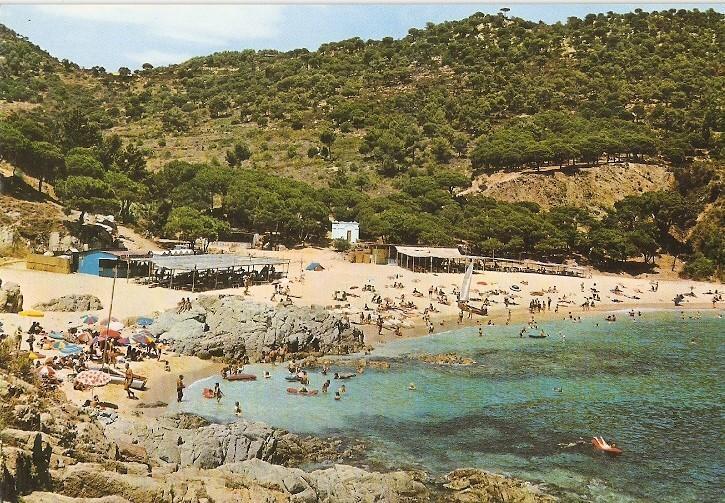 Postal 022712 : Playa San Francisco, Blanes, Costa Brava