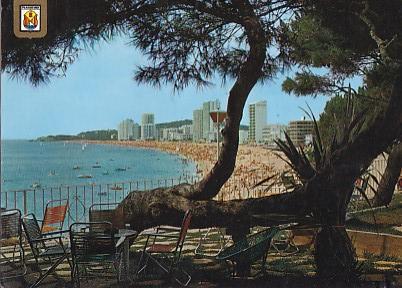 POSTAL 58105: Platja d Aro (Costa Brava) vista parcial de la playa