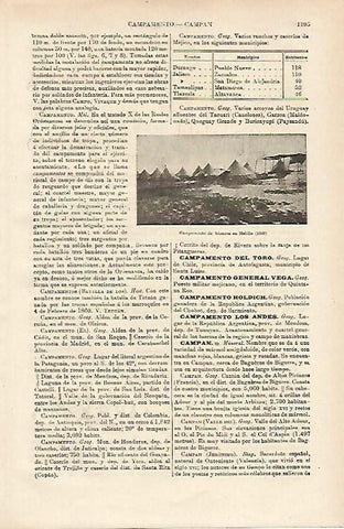 LAMINA ESPASA 14787: Campamento de husares en Melilla en 1909