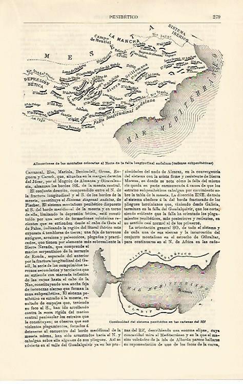 LAMINA ESPASA 15695: Falla longitudinal de Andalucia