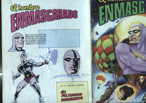 El Hombre Enmascarado numero 02: (numerado 8 en trasera)