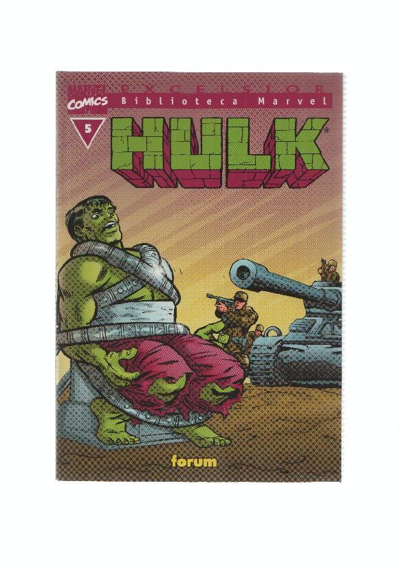 PDeAgostini: Hulk num 5, Excelsior. Biblioteca Marvel - Thor combate al increible Hulk