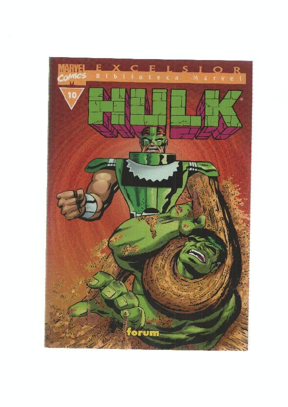 PDeAgostini: Hulk num 10, Excelsior. Biblioteca Marvel - El monstruo y el hombre bestia