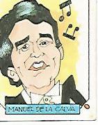 CROMO 2310: CARICATURAS 22: MANUEL DE LA CALVA