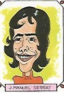 CROMO 2317: CARICATURAS 22: JOAN MANUEL SERRAT