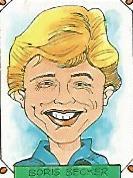 CROMO 2325: CARICATURAS 22: BORIS BECKER