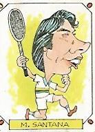 CROMO 2326: CARICATURAS 22: MANOLO SANTANA