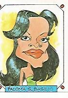CROMO 2338: CARICATURAS 22: PALOMA SAN BASILIO