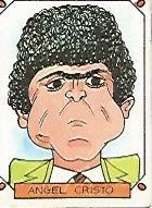CROMO 2397: CARICATURAS 22: ANGEL CRISTO