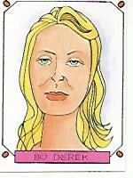 CROMO 2430: CARICATURAS 22: BO DEREK