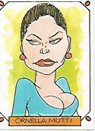 CROMO 2432: CARICATURAS 22: ORNELLA MUTTI