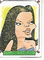 CROMO 2433: CARICATURAS 22: MARIA JOSE CANTUDO