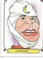 CROMO 2460: CARICATURAS 22: GADAFI