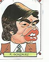 CROMO 2471: CARICATURAS 22: FELIPE GONZALEZ