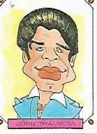 CROMO 2473: CARICATURAS 22: JOHN TRAVOLTA