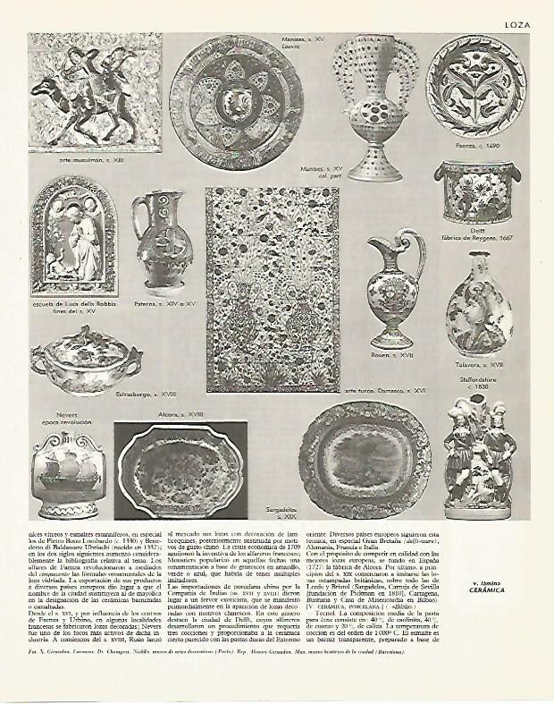 LAMINA LAROUSSE 70243: Ceramicas