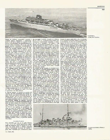 LAMINA LAROUSSE 70255: Trasatlantico Cabo San Vicente