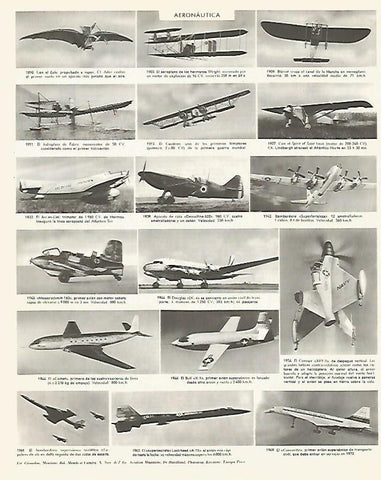 LAMINA LAROUSSE 70263: Aeronautica