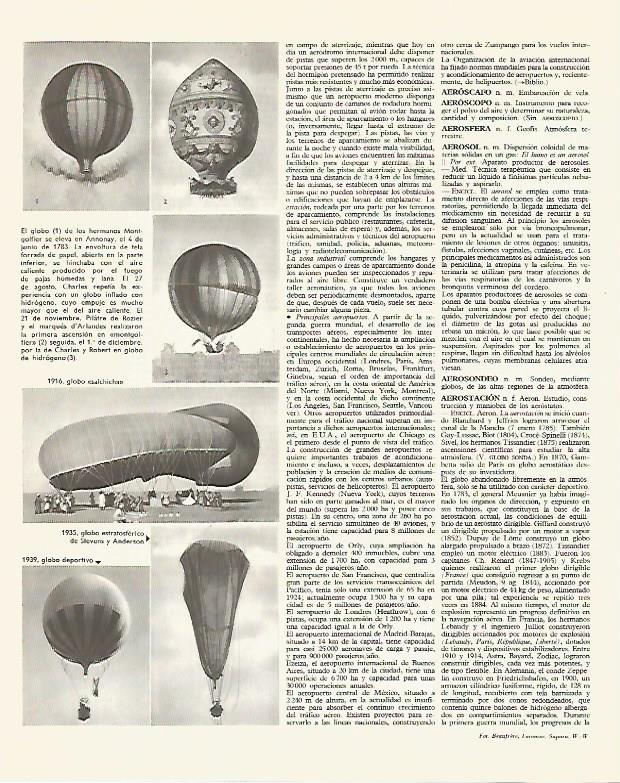 LAMINA LAROUSSE 70264: Tipos de globos