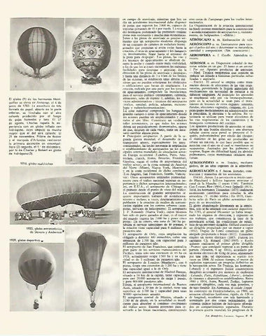 LAMINA LAROUSSE 70264: Tipos de globos
