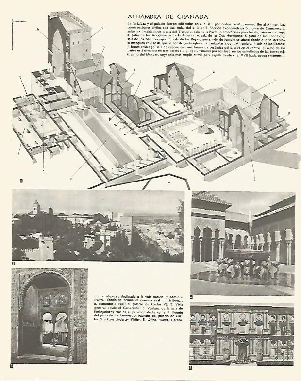 LAMINA LAROUSSE 70271: La Alhambra de Granada