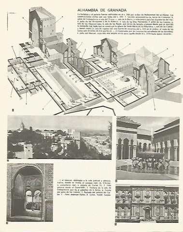 LAMINA LAROUSSE 70271: La Alhambra de Granada
