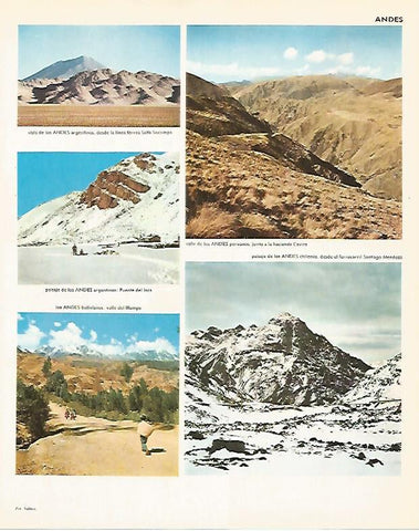 LAMINA LAROUSSE 70280: Los Andes
