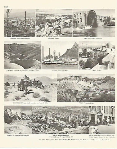 LAMINA LAROUSSE 70284: Imagenes de paises de Asia