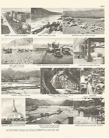 LAMINA LAROUSSE 70285: Imagenes de paises de Asia Lejana