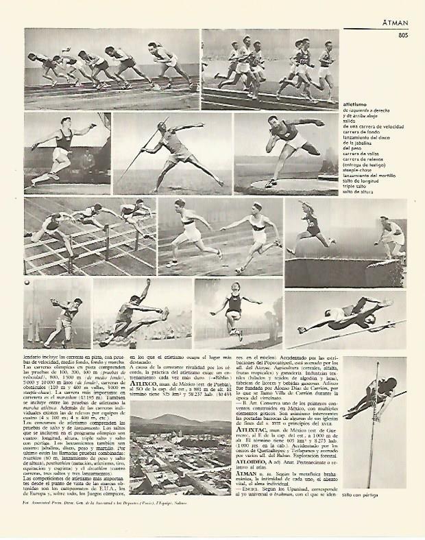 LAMINA LAROUSSE 70290: Atletismo