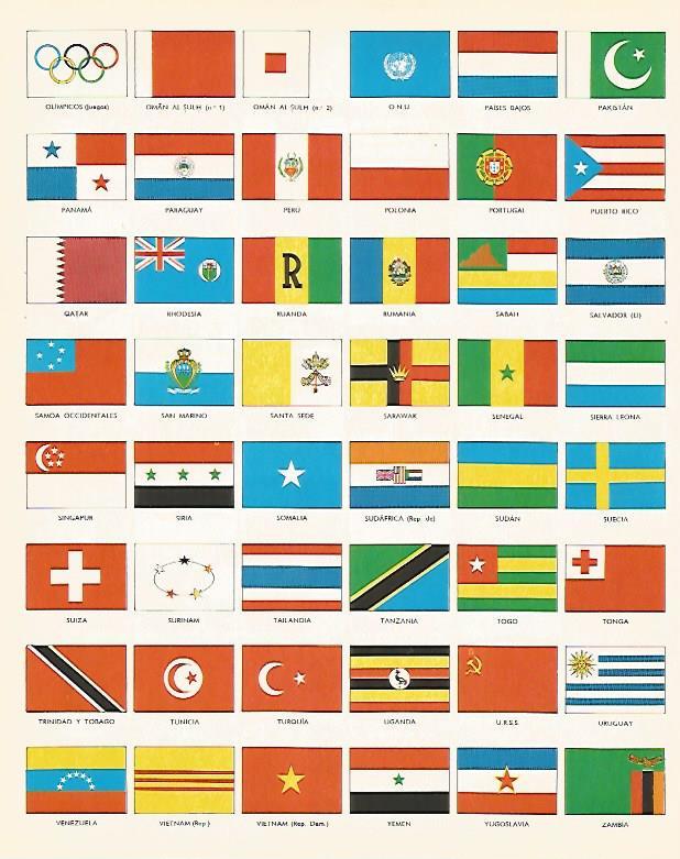 LAMINA LAROUSSE 70302: Banderas del mundo
