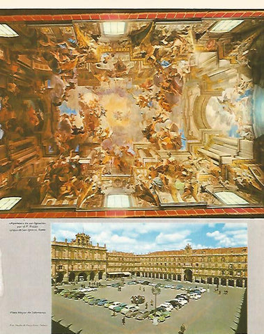 LAMINA LAROUSSE 70305: Apoteosis de San Ignacio por P. Pozzo
