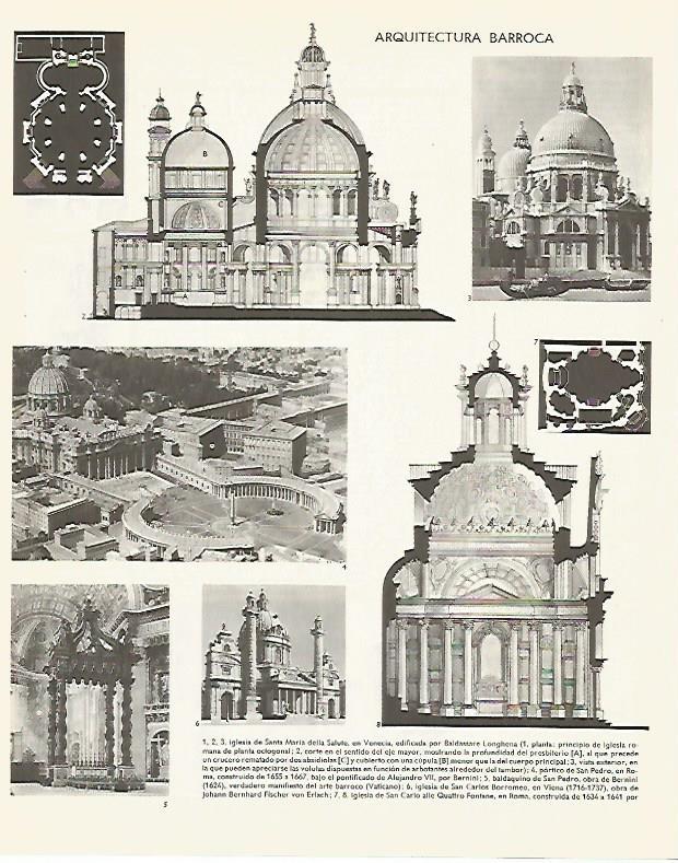 LAMINA LAROUSSE 70307: Arquitectura barroca