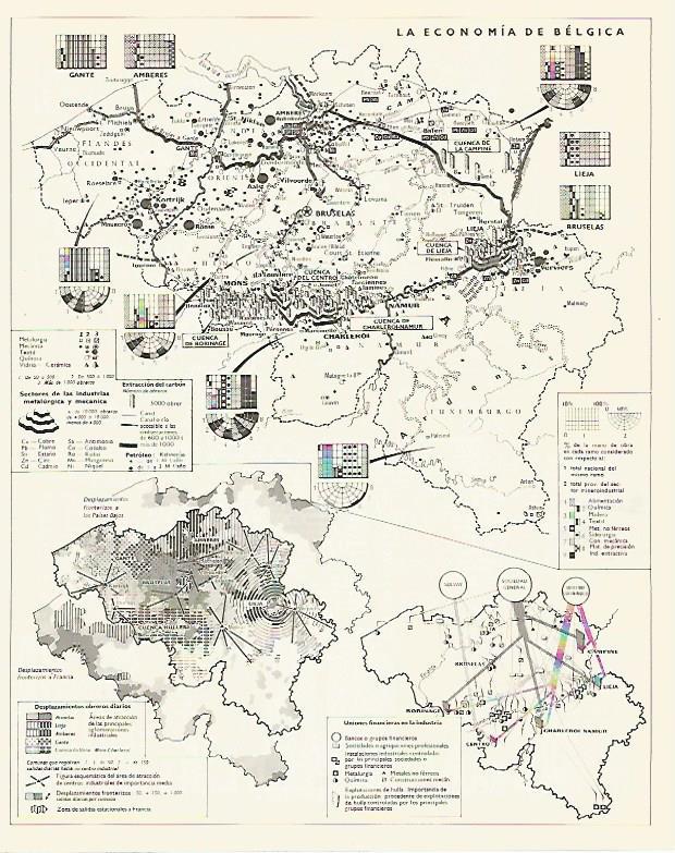 LAMINA LAROUSSE 70309: La economia de Belgica
