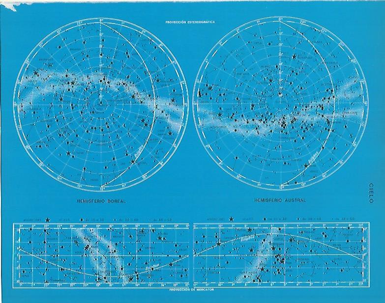 LAMINA LAROUSSE 70331: Mapa del Cielo