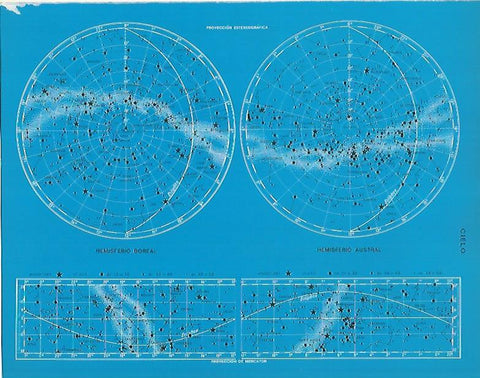 LAMINA LAROUSSE 70331: Mapa del Cielo