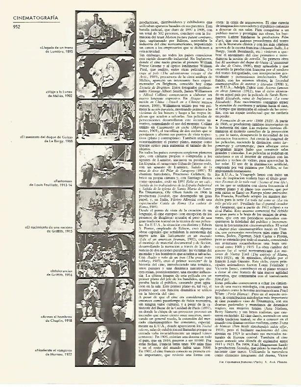 LAMINA LAROUSSE 70333: Cinematografia