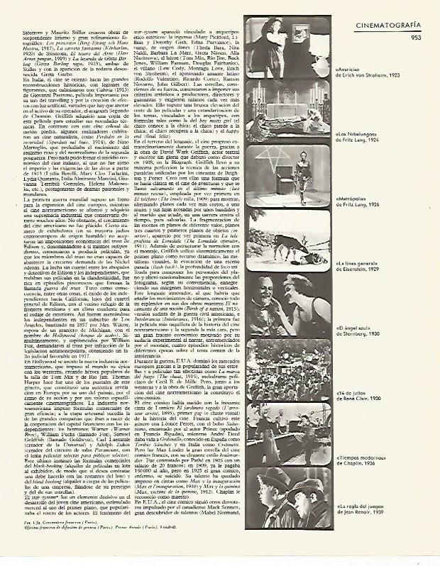 LAMINA LAROUSSE 70334: Escenas de peliculas de principios del siglo XX